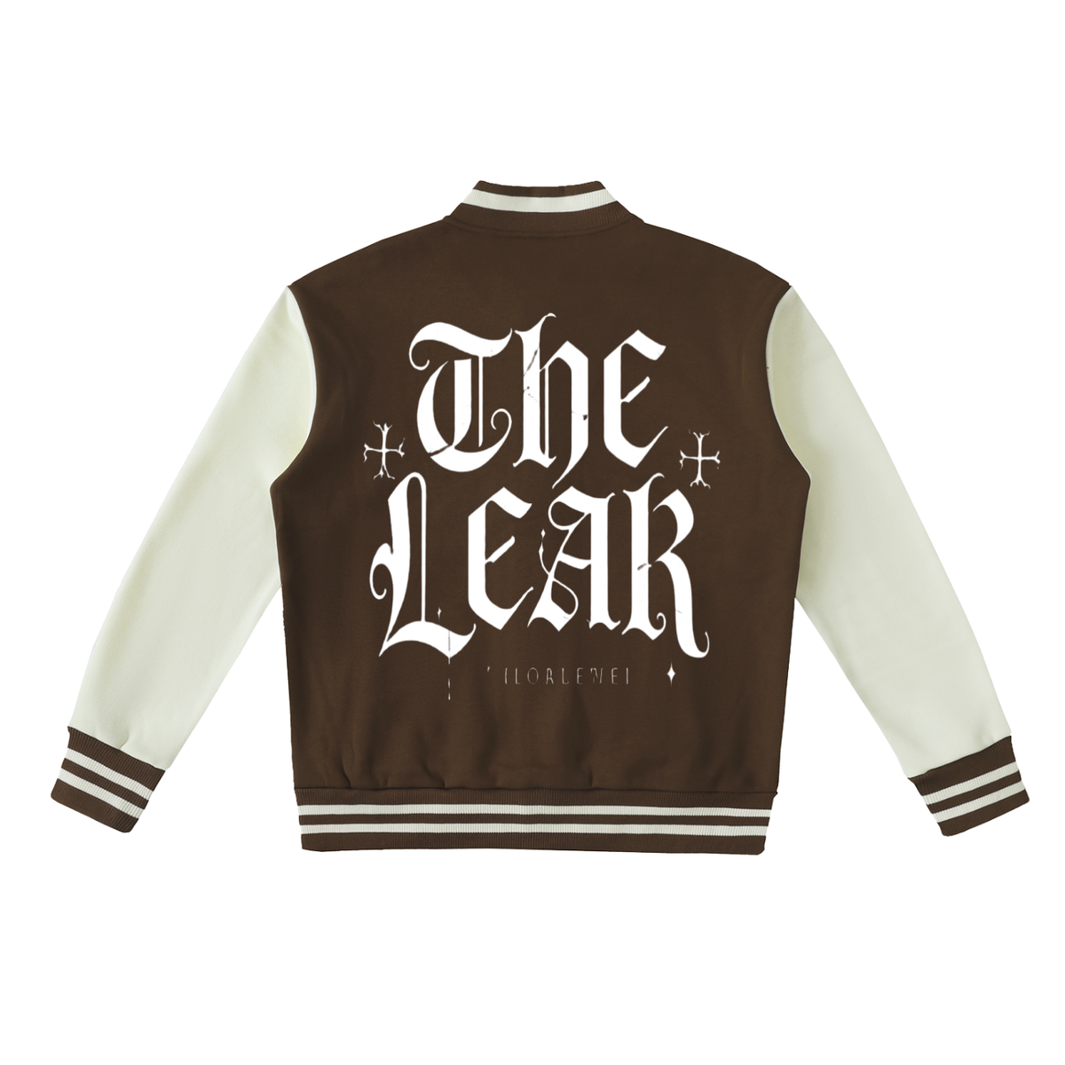 Two-Tone Fleeced Varsity Jacket