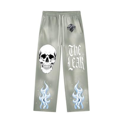 Unisex Sunfade Wide Leg Fleece Sweatpants