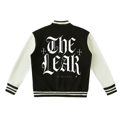 Two-Tone Fleeced Varsity Jacket