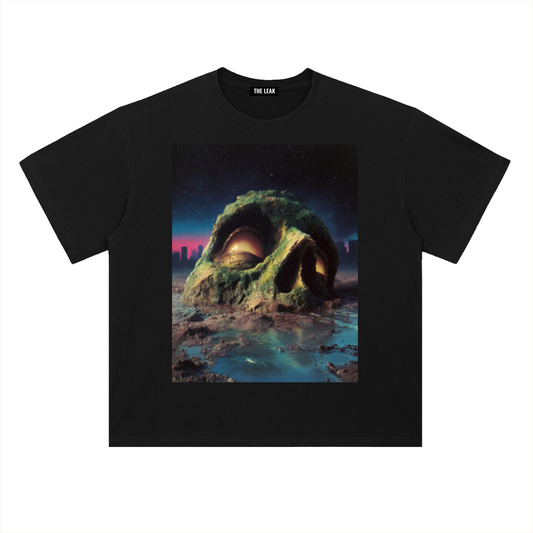 Heavyweight Drop Shoulder Cotton T-Shirt