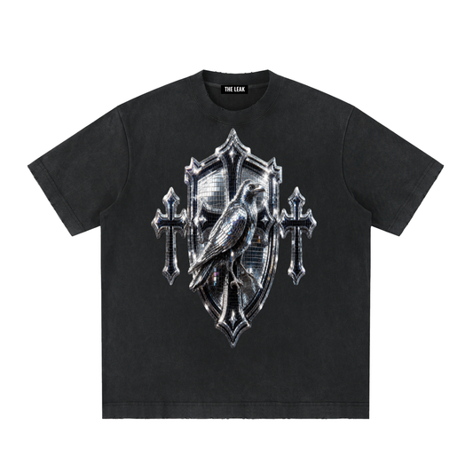 Heavyweight Vintage Washed Frayed T-Shirt