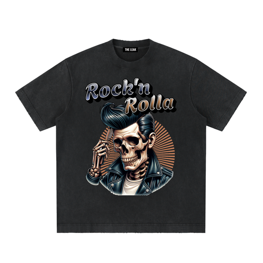 Heavyweight Vintage Washed Frayed T-Shirt