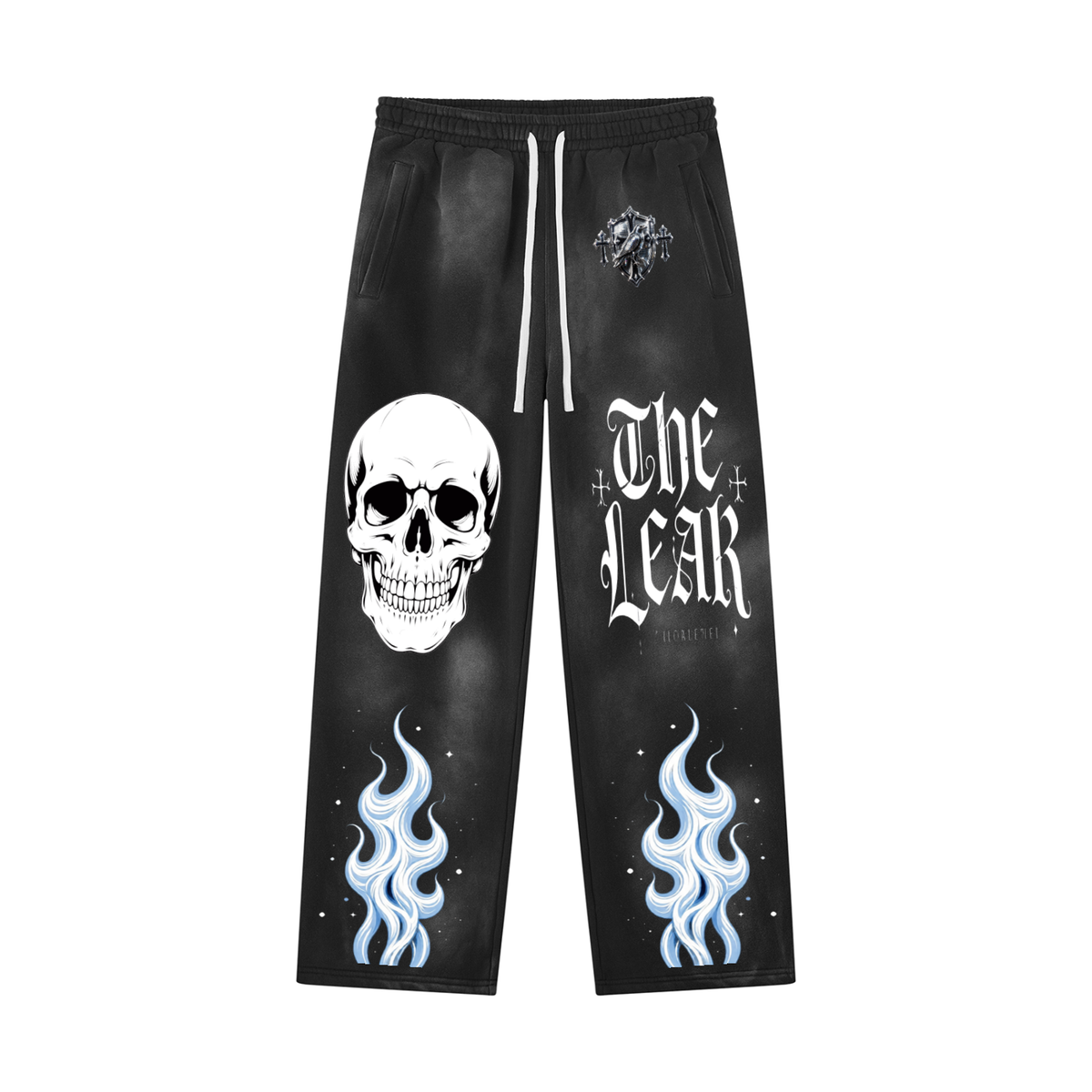 Unisex Sunfade Wide Leg Fleece Sweatpants