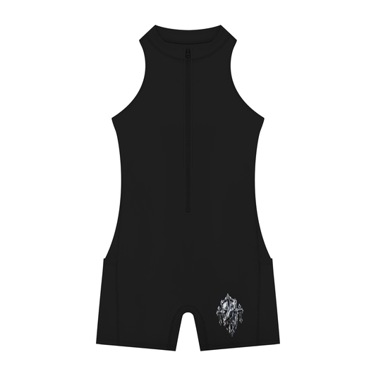Women’s Quarter-Zip Yoga Romper