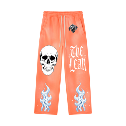 Unisex Sunfade Wide Leg Fleece Sweatpants