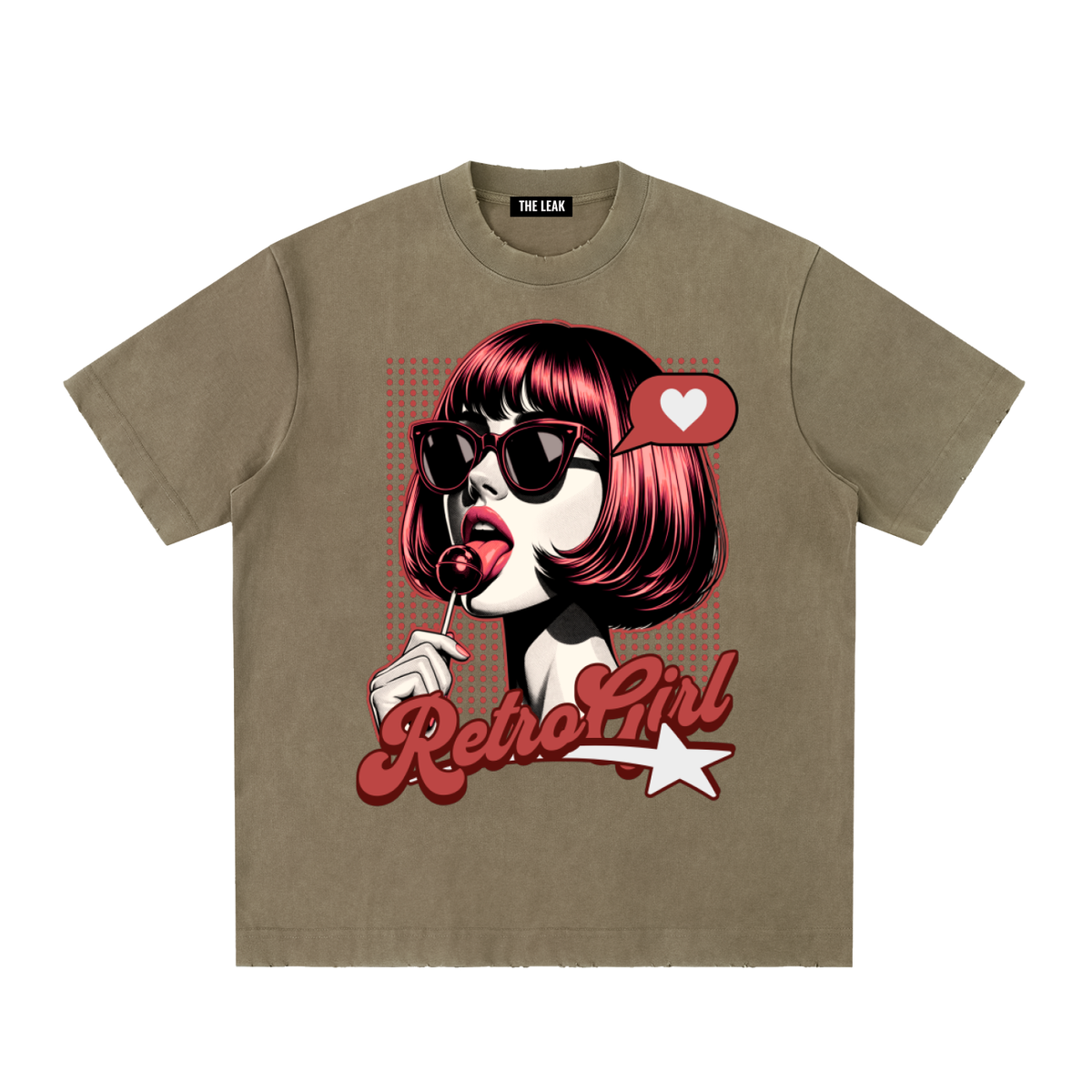 Heavyweight Vintage Washed Frayed T-Shirt