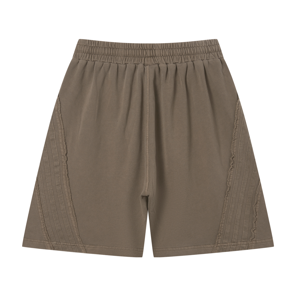 Unisex Vintage Wash Raw Edge Shorts