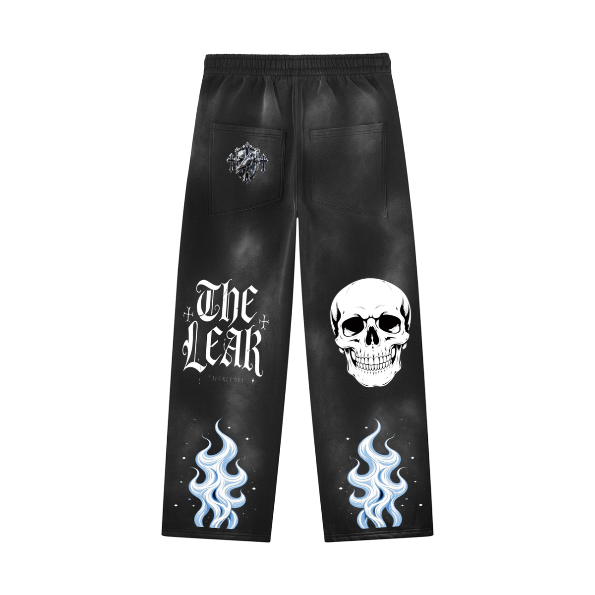 Unisex Sunfade Wide Leg Fleece Sweatpants