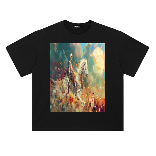 Heavyweight Drop Shoulder Cotton T-Shirt