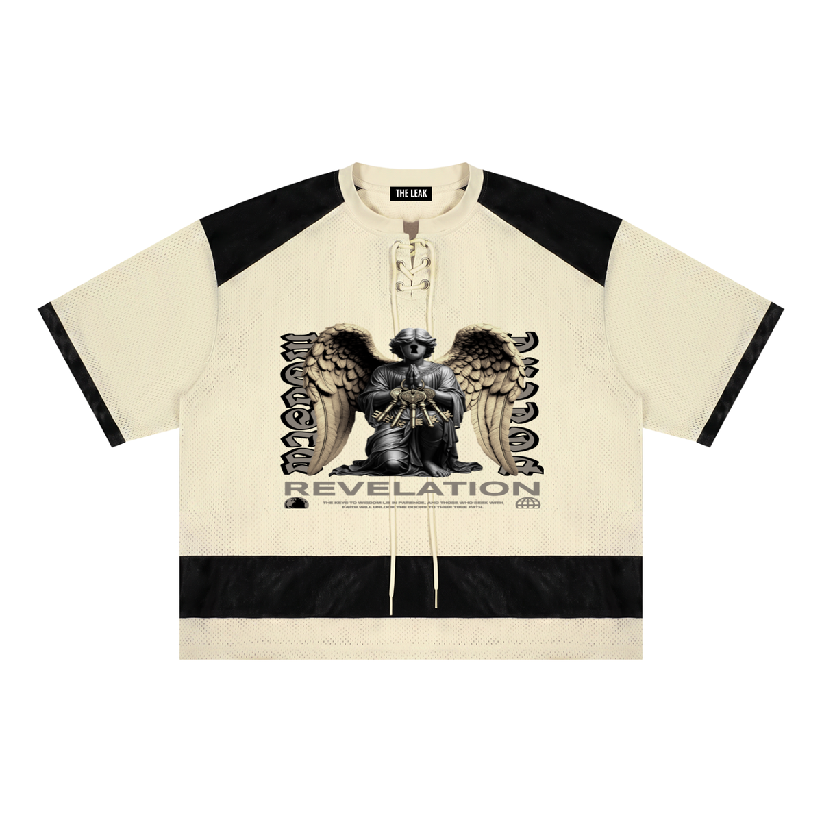 Unisex Raglan Sleeve Mesh Boxy T-Shirt