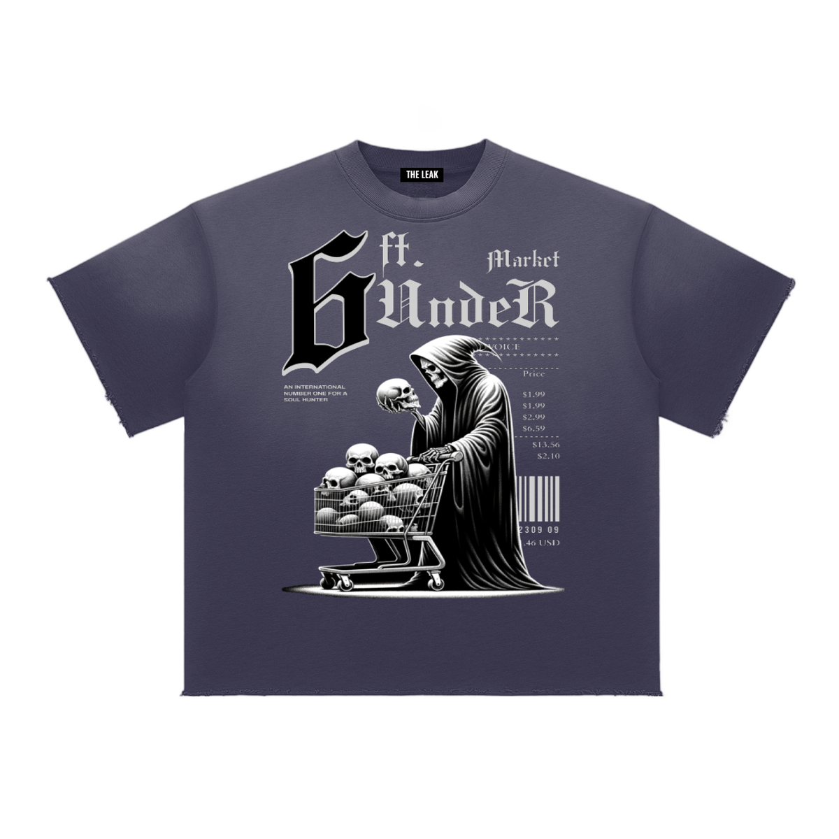 Sun Fade Raw Edge T-Shirt