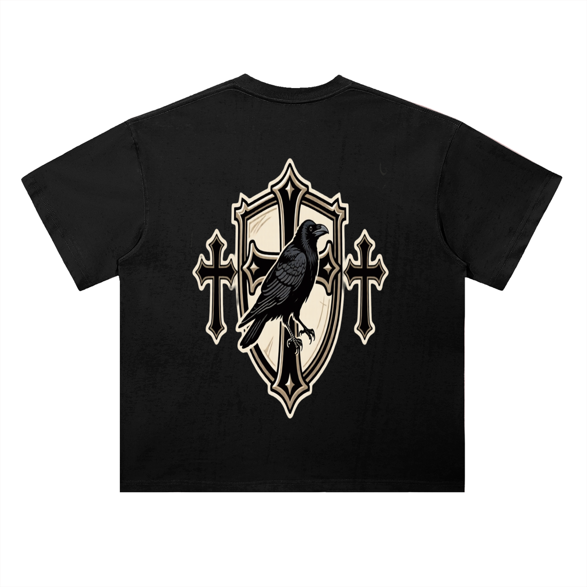 Heavyweight Drop Shoulder Cotton T-Shirt