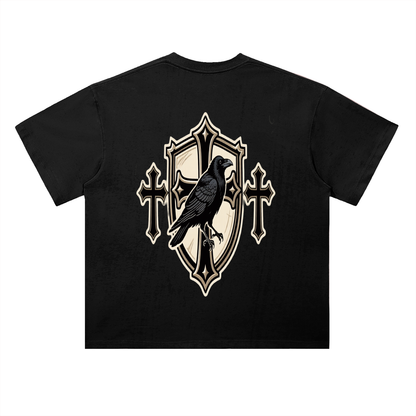 Heavyweight Drop Shoulder Cotton T-Shirt