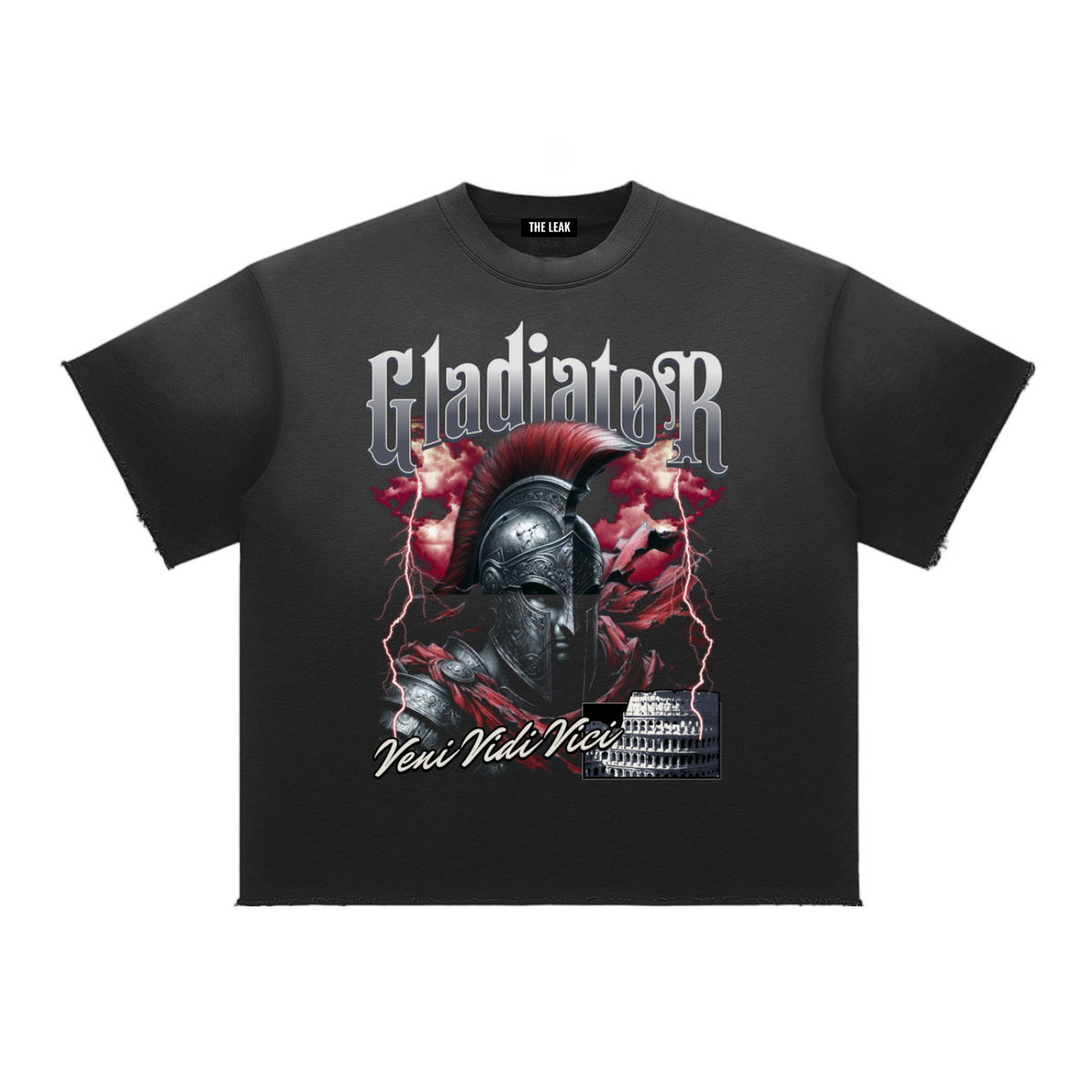 Sun Fade Raw Edge T-Shirt