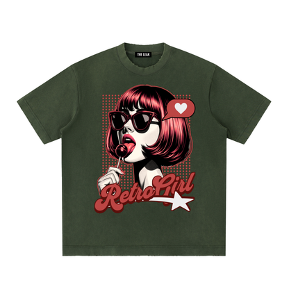 Heavyweight Vintage Washed Frayed T-Shirt