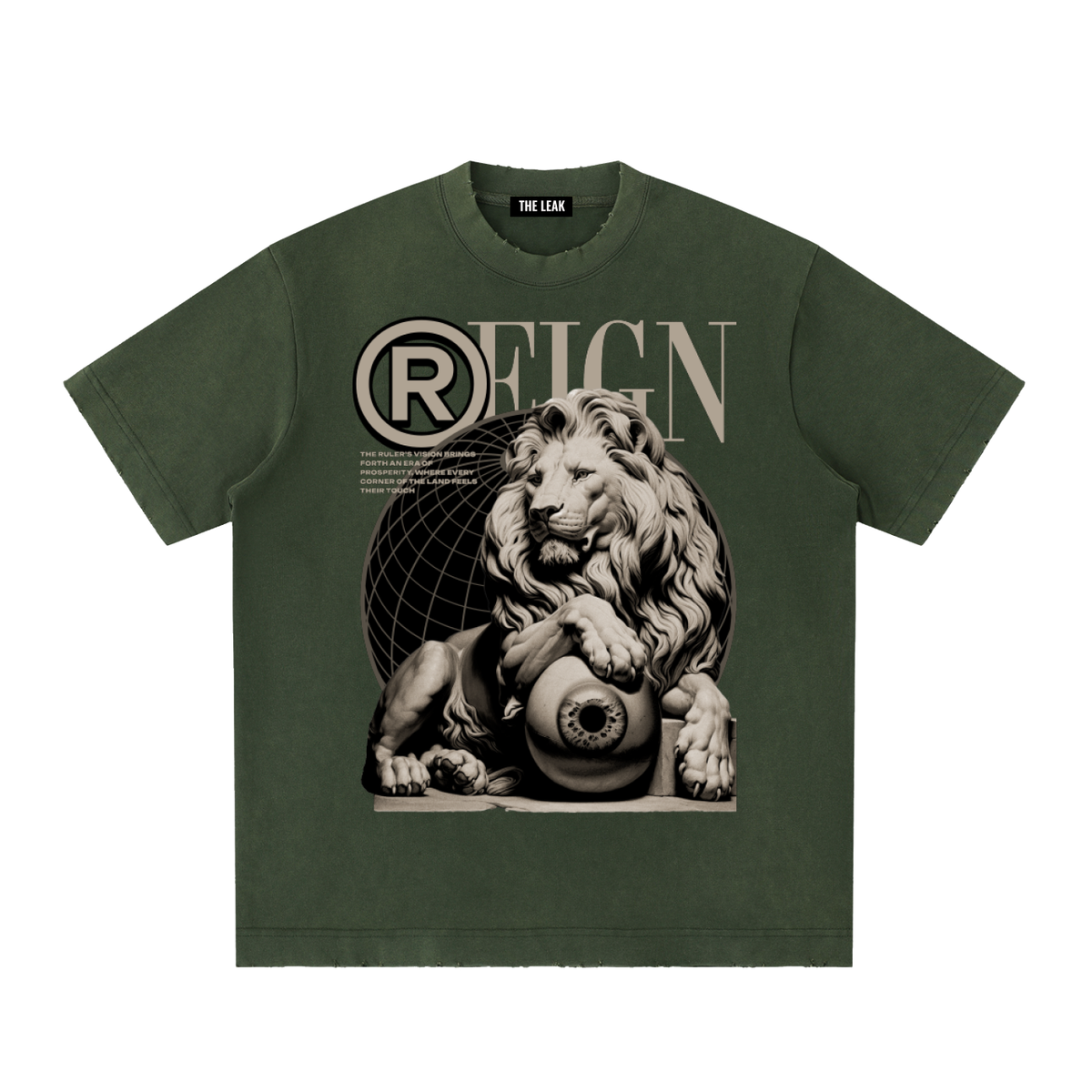 Heavyweight Vintage Washed Frayed T-Shirt