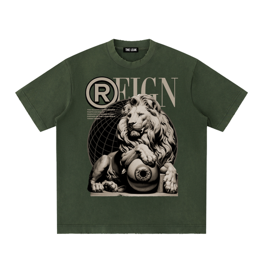 Heavyweight Vintage Washed Frayed T-Shirt