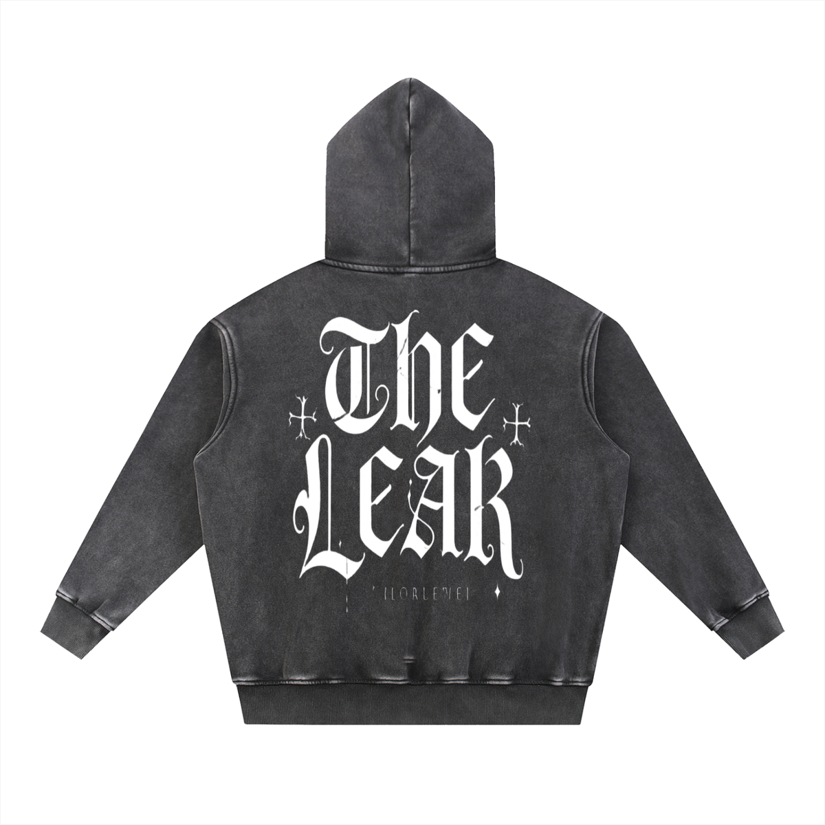Snow Wash Fleece Oversize Hoodie