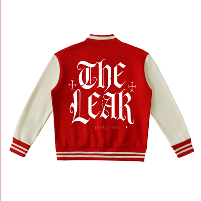 Two-Tone Fleeced Varsity Jacket