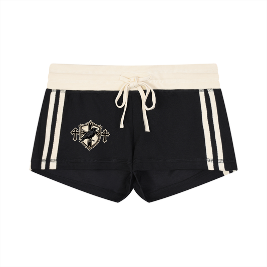 Women's Contrast Stripe Track Shorts