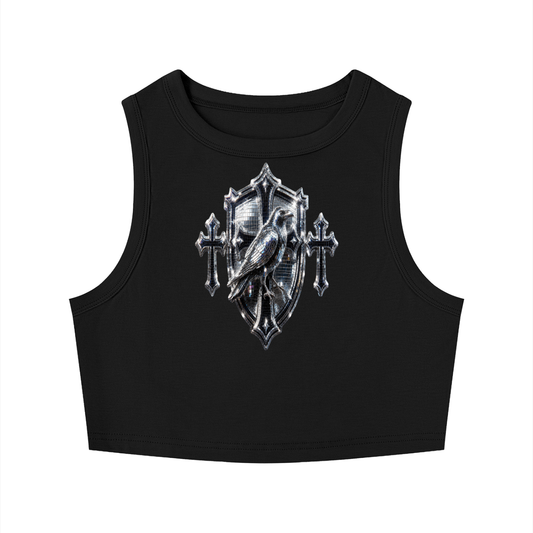 Women's Tight Crewneck Crop Tank Top