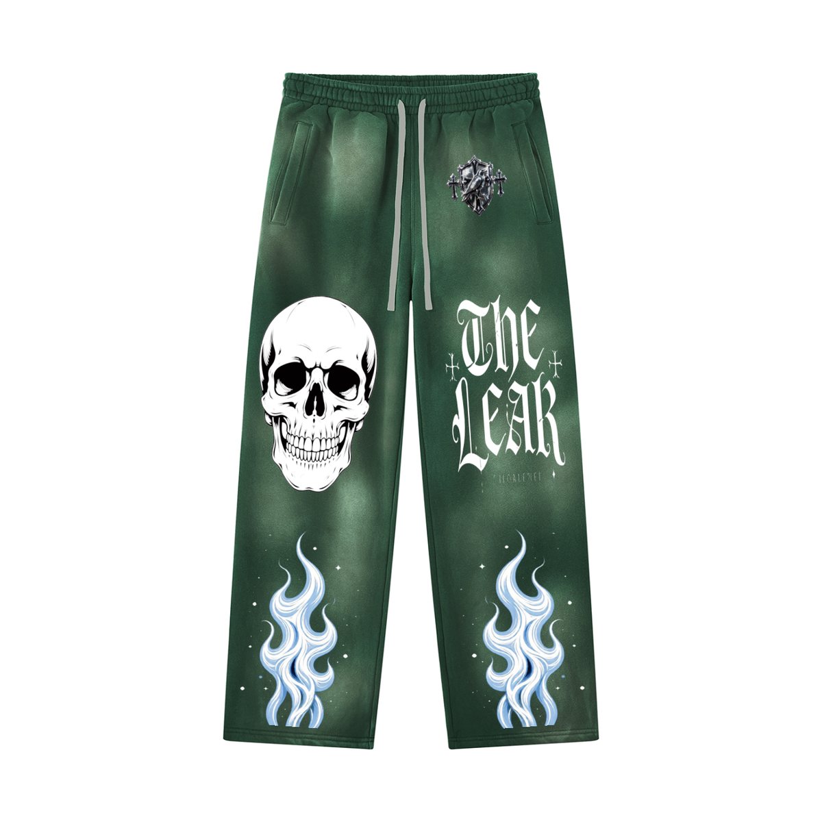 Unisex Sunfade Wide Leg Fleece Sweatpants