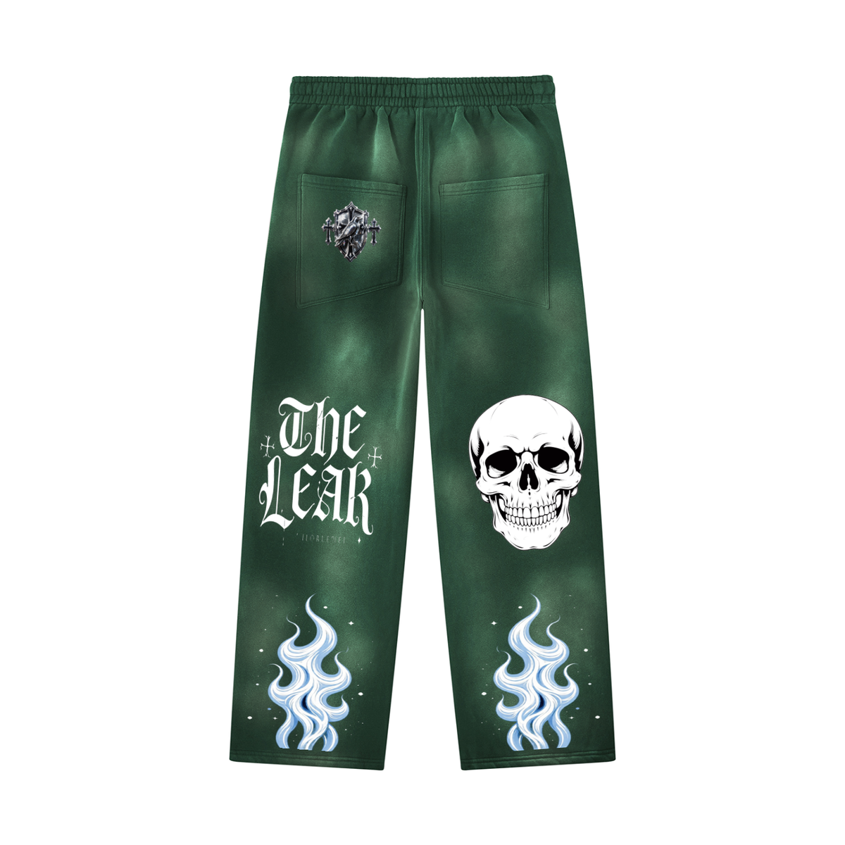 Unisex Sunfade Wide Leg Fleece Sweatpants