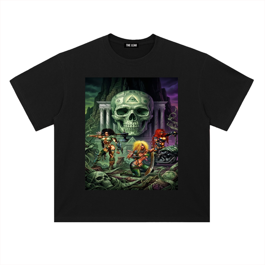 Heavyweight Drop Shoulder Cotton T-Shirt