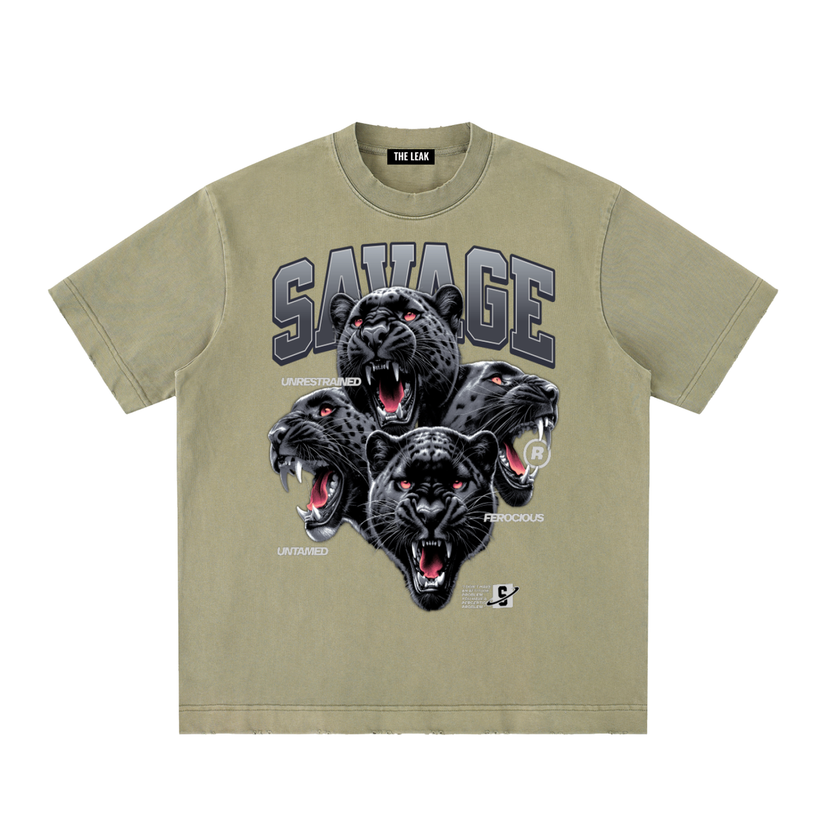 Heavyweight Vintage Washed Frayed T-Shirt