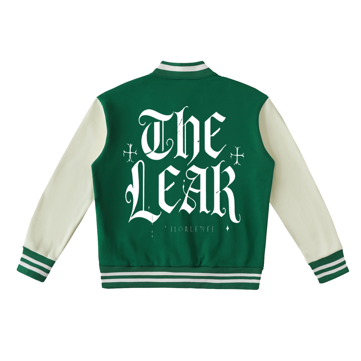 Two-Tone Fleeced Varsity Jacket