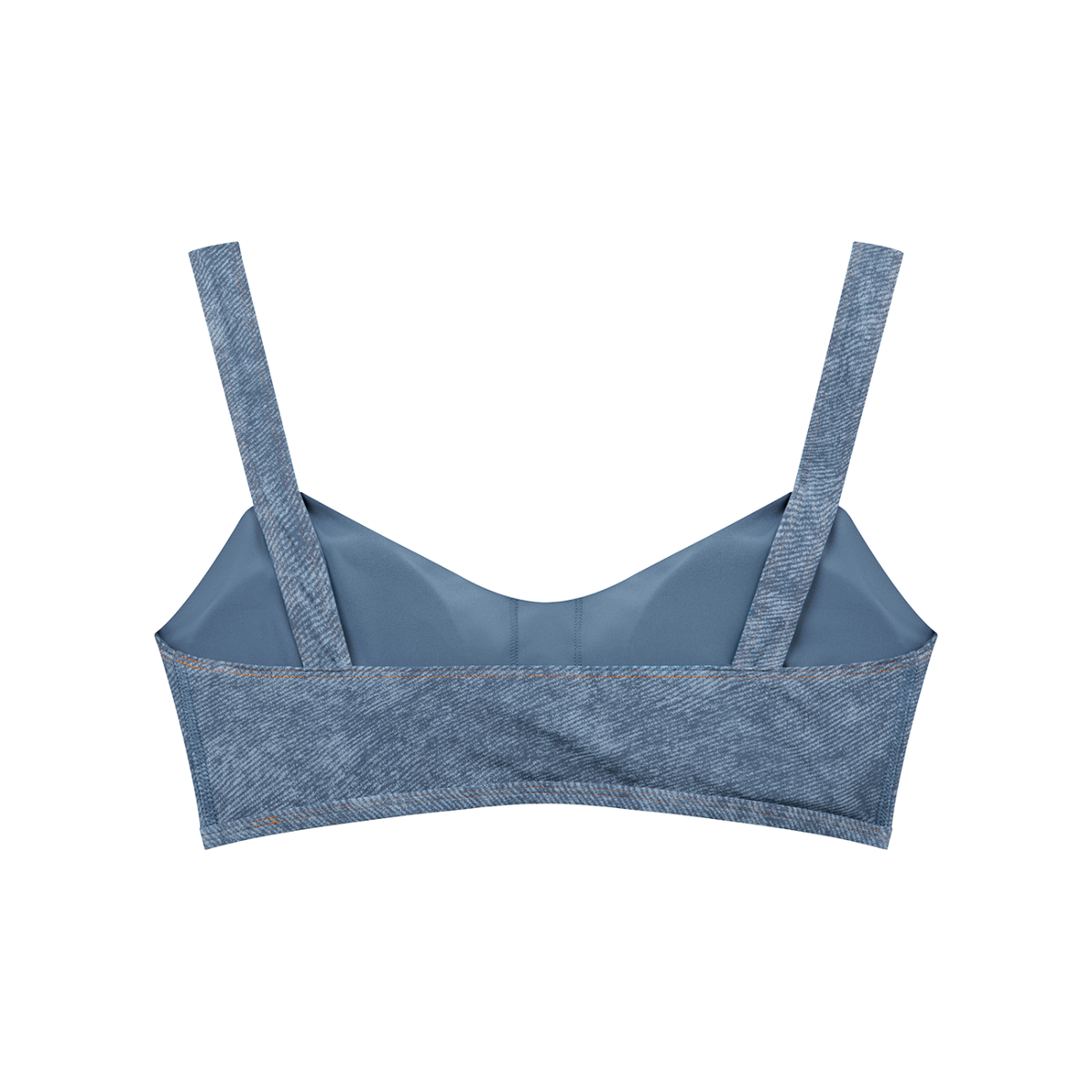 Women's Faux Denim Sports Bra