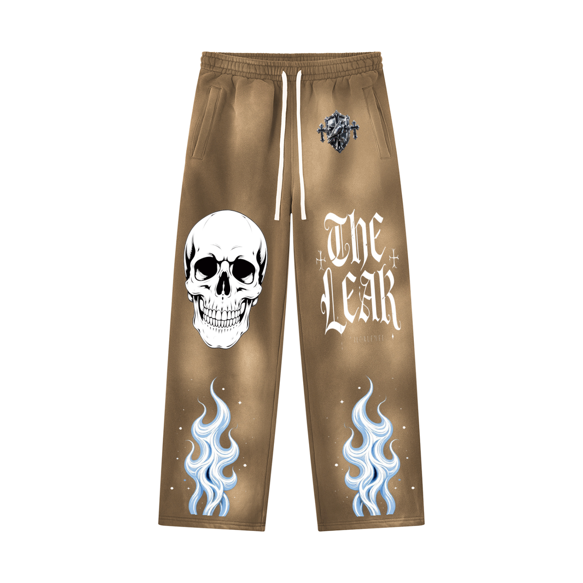 Unisex Sunfade Wide Leg Fleece Sweatpants