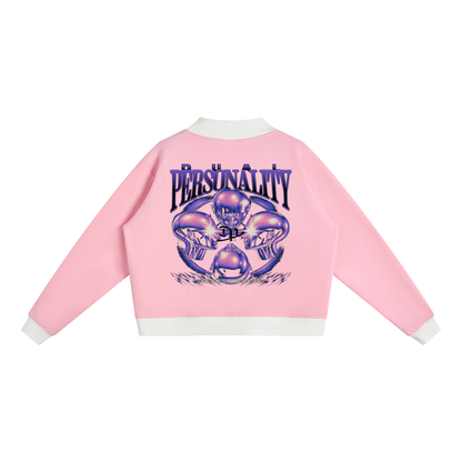 Women’s Mock Neck Crewneck Sweatshirt