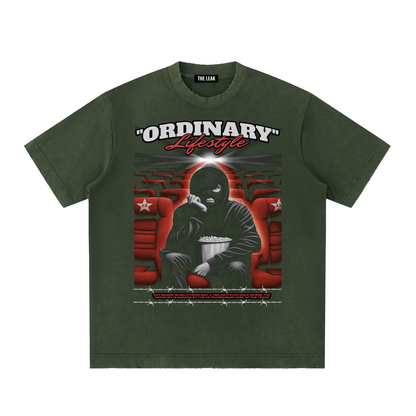 Heavyweight Vintage Washed Frayed T-Shirt