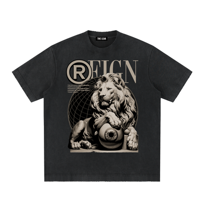 Heavyweight Vintage Washed Frayed T-Shirt