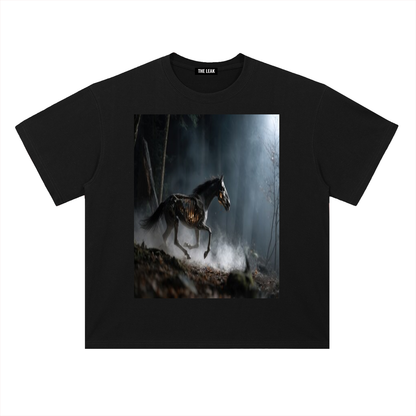 Heavyweight Drop Shoulder Cotton T-Shirt