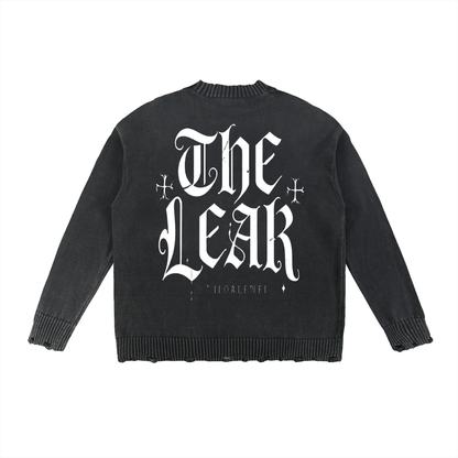 Vintage Washed Hand-Frayed Sweater