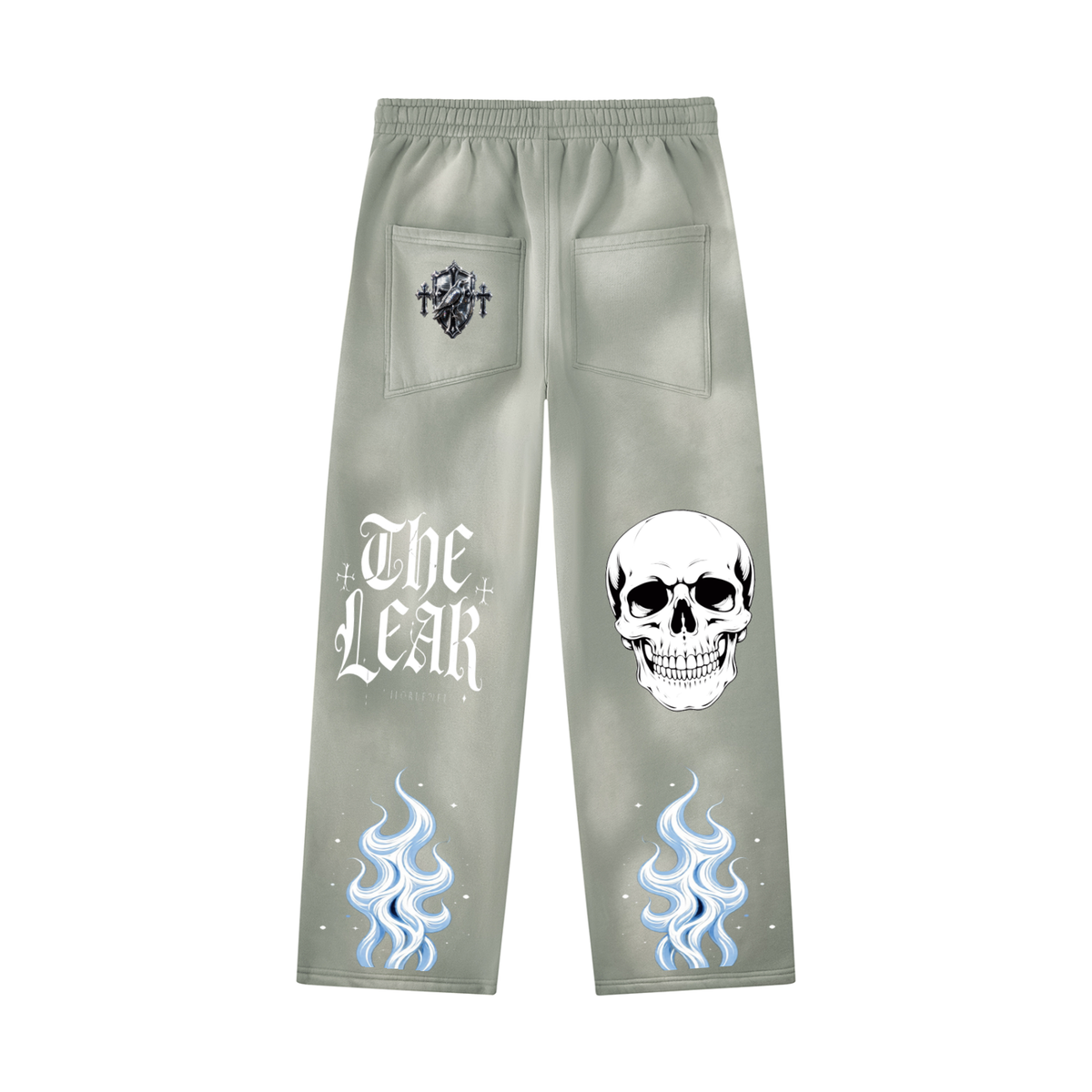 Unisex Sunfade Wide Leg Fleece Sweatpants