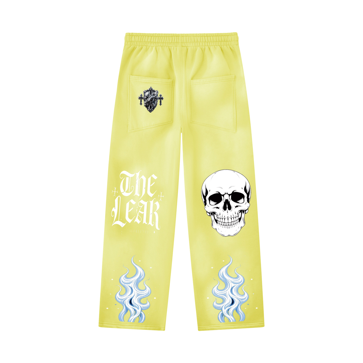Unisex Sunfade Wide Leg Fleece Sweatpants