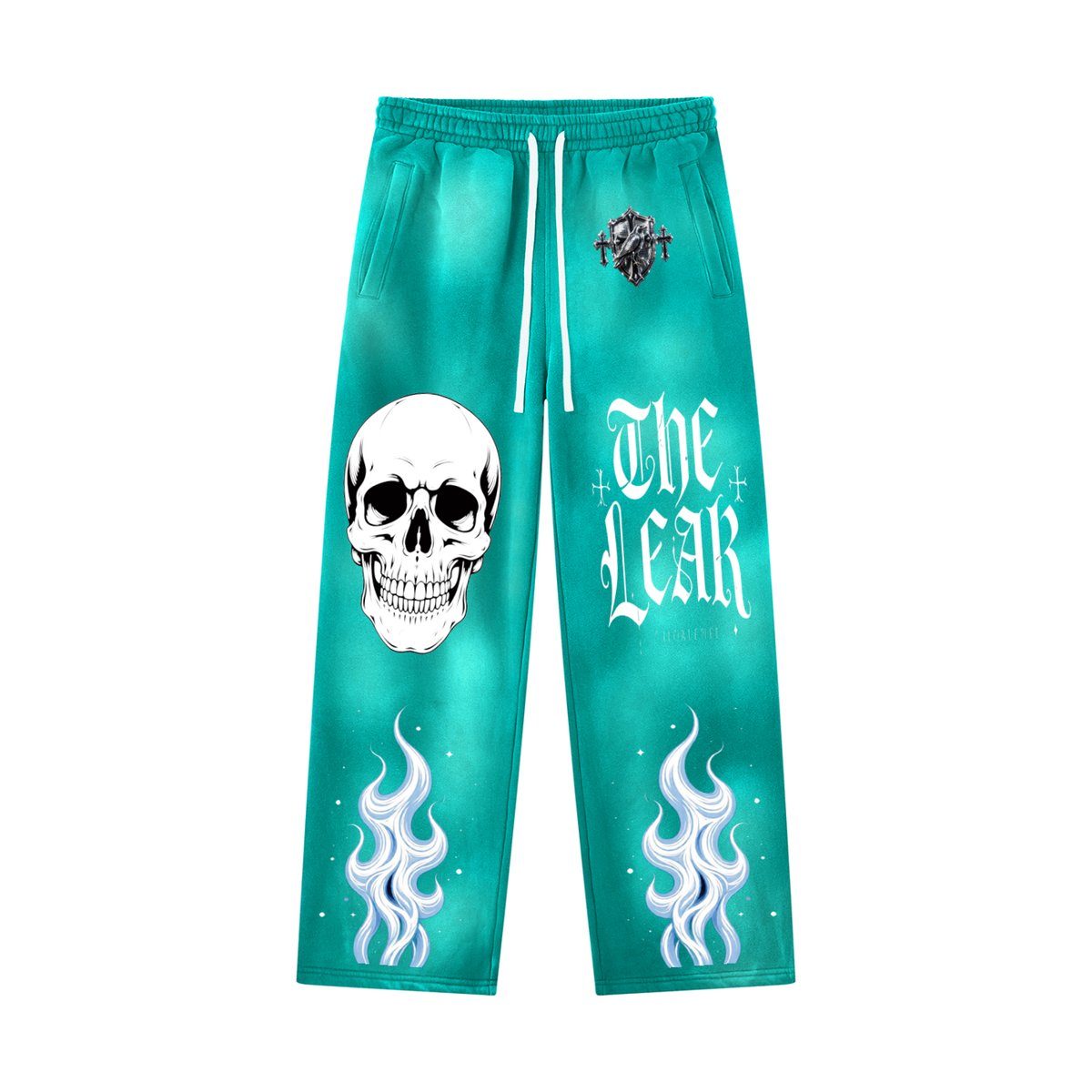 Unisex Sunfade Wide Leg Fleece Sweatpants