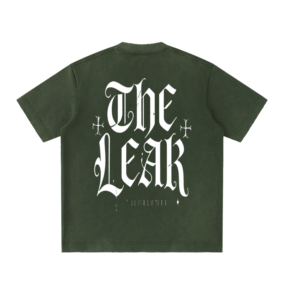 Heavyweight Vintage Washed Frayed T-Shirt