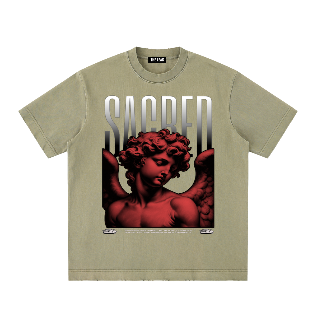 Heavyweight Vintage Washed Frayed T-Shirt
