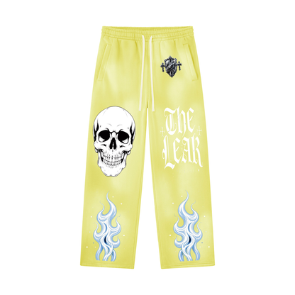 Unisex Sunfade Wide Leg Fleece Sweatpants